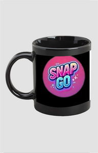 SnapGo Exclusive: Customized Black Coffee Mug